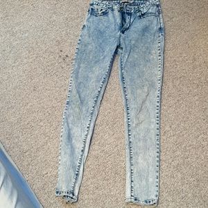 Acid was jeans from a boutique in LA